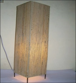 Floor lamp with lighting